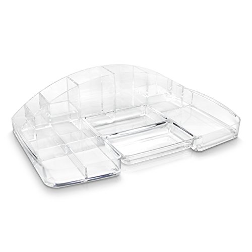VENKON – Sortierkasten Organizer Aufbewahrungssystem mit 15 Fächern – Kratzfester Transparenter Acryl – ca. 38 x 22 x 10 cm - 6