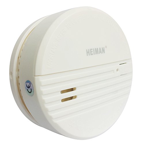 Preisvergleich Produktbild Heiman Unabhängige Rauchmelder / Feuermelder mit fotoelektrischem Sensor