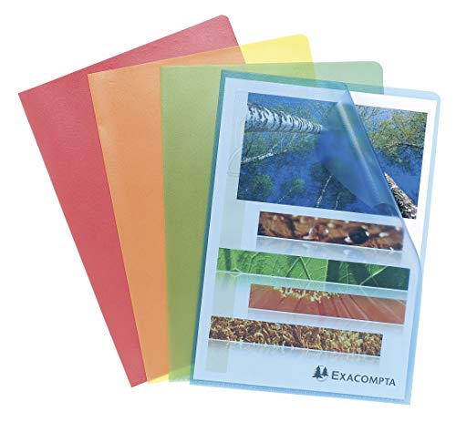 Exacompta 56119E - Bolsa de 10 dossiers  A4  multicolor