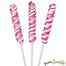 Produktbild Pink & White Strawberry Tesla's Tiny Twist Lollipops 48 Piece Box