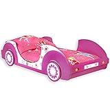 Kinderbett Mädchenbett Autobett Butterfly Bett 90×200 Kinderzimmer inkl. Lattenrost Jugendbett - 2