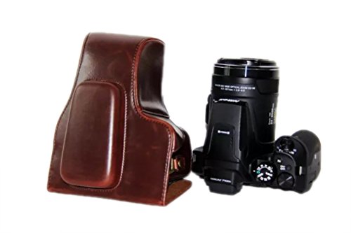 thematys   tui portefeuille en similicuir pour appareil photo de protection zennessstar   tui pour appareil photo num  rique Nikon Coolpix P900  Nikon Coolpix p900s