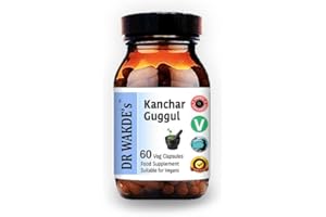 DR WAKDE'S Kanchnar Guggul (60 Veg Caps, Ayurvedic Supplement, Vegan, Herbal, Natural, Made in The UK)