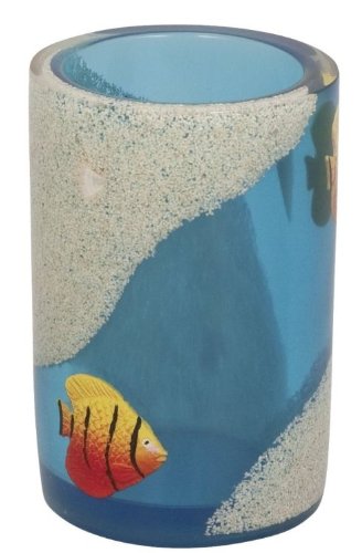 3 tlg. WENKO BAD SET Mare handgefertigt SEIFENSPENDER SEIFENSCHALE ZAHNPUTZBECHER - 2