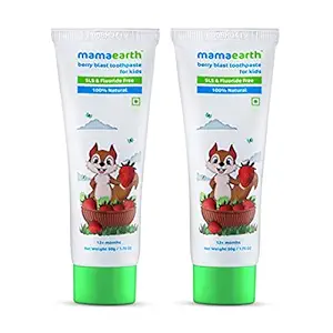 Mamaearth Berry Blast Toothpaste Value Pack (50g X 2)