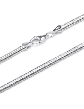 925 Silberkette: Schlangenkette Silber 3,0mm breit - Länge frei wählbar SC0030