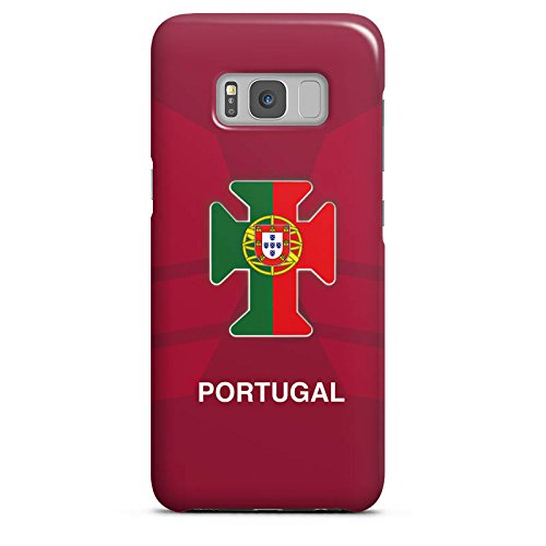 Samsung Galaxy S8 Plus Hülle Premium Case Schutz Cover Portugal EM Trikot Fußball Europameisterschaft