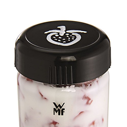 WMF KÜCHENminis Joghurtbereiter inklusive 3 Joghurt-to-go-Becher BPA-frei, 150 ml pro Joghurtbecher, cromargan matt/silber - 5