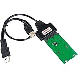 Crazepony-uk Mini PCIe mSATA 5CM SSD zu Micro SATA oder USB Adapter Konverter Karte DIY