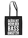 Produktbild Glück ist wenn der Bass Jutebeutel Black