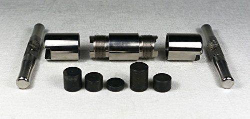 Super Pollen Presser, VA-Stahl, magnetisch mit Schraubgriffen, Höhe ca. 9cm - 6