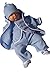 Boy's Christening Fashion Suit Winter 7 Piece Set No. 82 - light blue, newborn