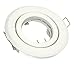 Produktbild Decken Einbaustrahler Farbe Weiss-Matt geeignet für LED & Halogen ohne Leuchtmittel + GU10 230V & GU5.3 12V Fassung