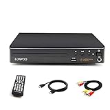 Lecteur DVD Compact 1- 6 Multi-Régions Free, Sortie HDMI / AV, Entrée USB & MIC Port et Télécommande (LP-099 avec hdmi)