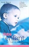 VOTRE ENFANT DE 1 AN A 3 ANS