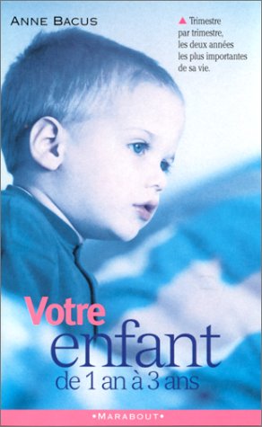 couverture de : Votre enfant de 1 an &agrave; 3 ans