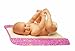 The Plush Pad Portable Changing Pad with Memory Foam - Bubbles in Juice
