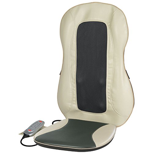 Health and Wellness MB4142 - Masajeador de espalda Shiatsu Deluxe con función de calor