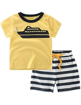 Guandiif Bambini Ragazzi Manica Corta Cartone Animato T-shirt & Pantaloncini