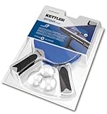 für angenehmes Handring und Spielkomfort. - Kettler Tischtennisschläger-Set Outdoor - 2 wetterfeste Outdoor TT-Schläger, inklusive 3 Trainingsbällen (1-Stern / 40 mm)