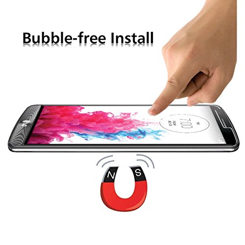  2 Pack  LG G3 Protector de Pantalla  iVoler  0 3mm Dureza 9H  Protector de Pantalla de Vidrio Templado Cristal Protector para LG G3 -Dureza de Grado 9H  Espesor 0 30 mm  2 5D Round Edge- Ultra-trasparente   Anti-golpe   Ajuste Perfecto   No hay Burbujas - Garant  a Incondicional de 18 Meses