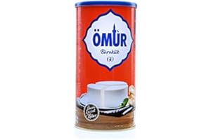 Ömür Böreklik 60 - 5x 800g Metalldose - Kombi Lebensmittelzubereitung aus Magermilch und Palmöl in Salzlake mit 72% Kuhmilch mikrobielles Lab vegetarisch glutenfrei Halal