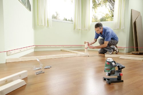 Bosch DIY Linienlaser PLL 360 Set, 4x Batterien AA, Stativhalterung, Schutztasche (Arbeitsbereich 20 m, Messgenauigkeit ± 0,4 mm/m) - 4