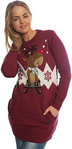 CandyChristmasJumpers Women's Jumper Casual Dress Large/14 Light Purple