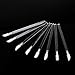 SODIAL(R) 100 Pcs Disposable Lip Brush Gloss Wands Applicator Makeup Cosmetic Tool White