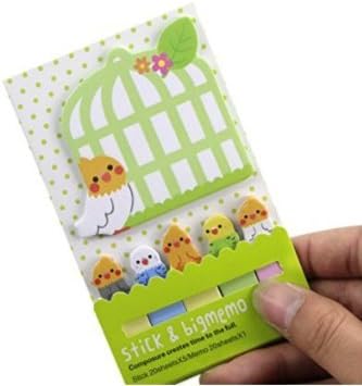 fwehfefh Cute Kawaii Animal Cat Panda Pattern Memo Sticky Notes Planner Paper Sticker