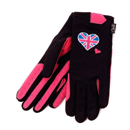 Pink-Union-Jack-Riding-Gloves-Pink-Age-10-and-Over