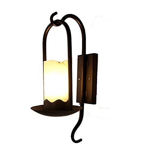 Preisvergleich Produktbild GBYZHMH Energieeinsparung verstellbare Wandleuchte-amerikanische Marmor Retro Ideen Wandleuchte Wohnzimmer Schlafzimmer Gang Balkon Wandleuchte (Nicht gehören die Lichtquelle) (Größe: 18 cm)