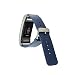 Produktbild Fitbit Charge 2 Armband Leder Gliederarmband Pinhen Charge 2 Double Buckle Cuff Lederarmband Bracelet für Fitbit Charge 2 (Blue)