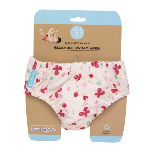 Charlie Banana Training & Swim Cloth Diaper - Butterfly - Large Color: Butterfly Size: Large