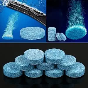 Mahi Fab Car Accessories Car Wiper Detergent Effervescent Tablets Washer Auto Windshield Cleaner Glass Wash Cleaning Tablets (15)