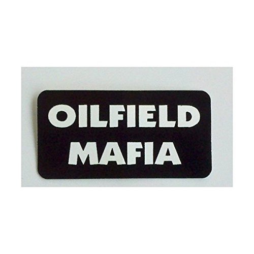 Preisvergleich Produktbild 3 - Oilfield Mafia Hard Hat / Helmet Stickers 1" x 2" by StickerPirate