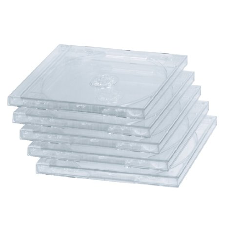 Hama CD-Leerhülle (5er-Pack, Standard) CD-Schutzhülle transparent - 2