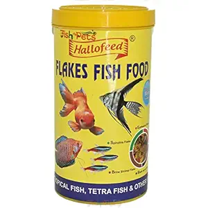 FishAsPets Hallofeed Flakes Fish Food (100 Grams)