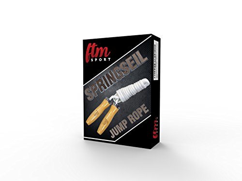 ftmsport Springseil im High Quality Retro-Design für Profis und Freizeitsportler zum Abnehmen oder auch für den Hochleistungssport - 9