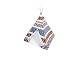 Produktbild Spielzelt Indianer Zelt Tipi 122x122x157cm Indianerzelt