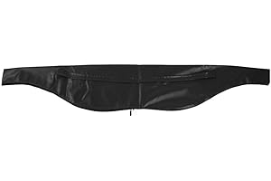 QITER Archery Bow Container, Archery Bag PU Archery Bow Bag Double Zipper Portable for Longbow Quiver Traditional Bow Recurved Bow (Black)