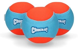 VIGPIL Chuckit Amphibious Ball | 3er Pack | Hundespielzeug | Schwimmball für Hunde in leuchtenden Farben zum leichten erkennen| Hundeball zum Apportieren und Spielen im Wasser