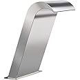 Deepak Display Stainless Steel 304 Pool Fountain Silver Color for Ground Pools Garden Outdoor Waterfalls Sheer Descent Pond Wate