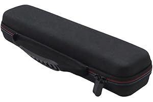 Wisboey Para Cepillo Alisador de Cabello, Estuche de Almacenamiento, Estuche Rígido de Viaje de EVA, Bolsa de Almacenamiento Portátil A Prueba de Golpes, Negro