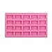 Produktbild Furu (20 rectangle Moule en silicone pour Candy Chocolate Cupcake gâteaux et faire votre propre Maison Barre de savon