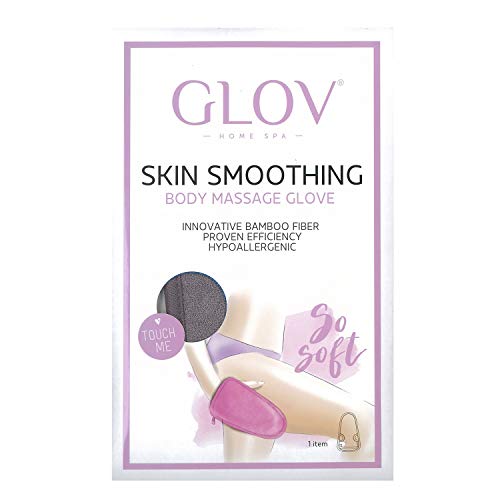 GLOV Body Smoothing, Guante Exfoliante Corporal, Esponja en Bambu, Cepillo Espalda Ducha Reutilizable, Scrub Cuerpo