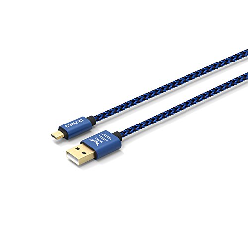 ULTRICS   C  ble Micro USB  Chargeur Rapide Donn  es Sync Cordon Nylon Tress   Data Charger Connecteur Pour Samsung Galaxy Samsung Galaxy S7 Edge  Nex