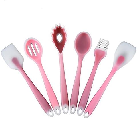 Dana Carrie Silicone scraper silicone brush 6-piece silicone scraper Smart Roast Equipment Kit Pink