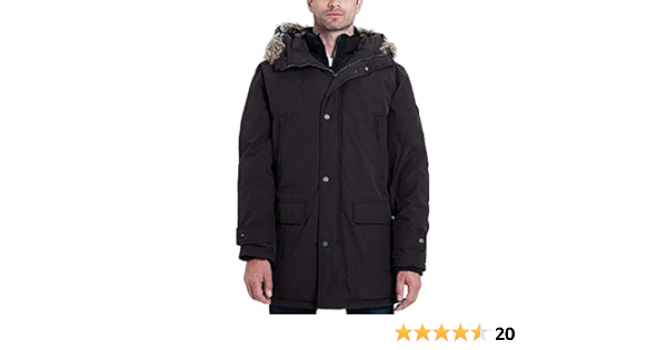 michael kors men's hooded bib snorkel parka