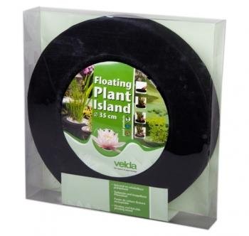 Velda 127573 Treibende Pflanzinsel für den Teich, Ø 35 cm, Rund, Floating Plant Island